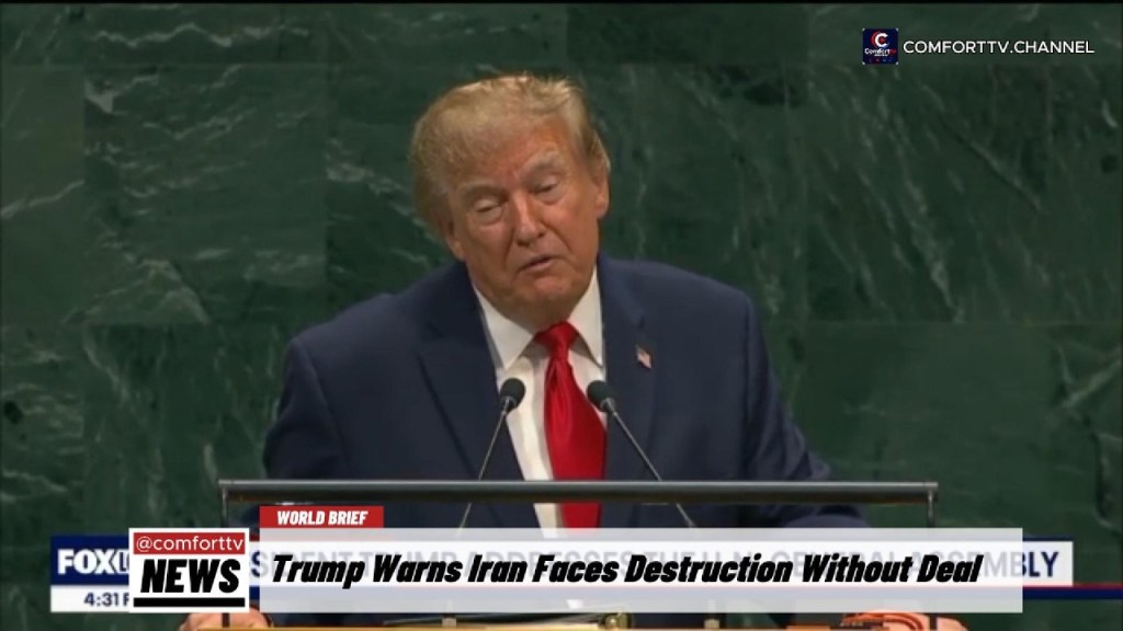 Trump Warns Iran Faces Destruction Without Deal +&nbsp;MORE