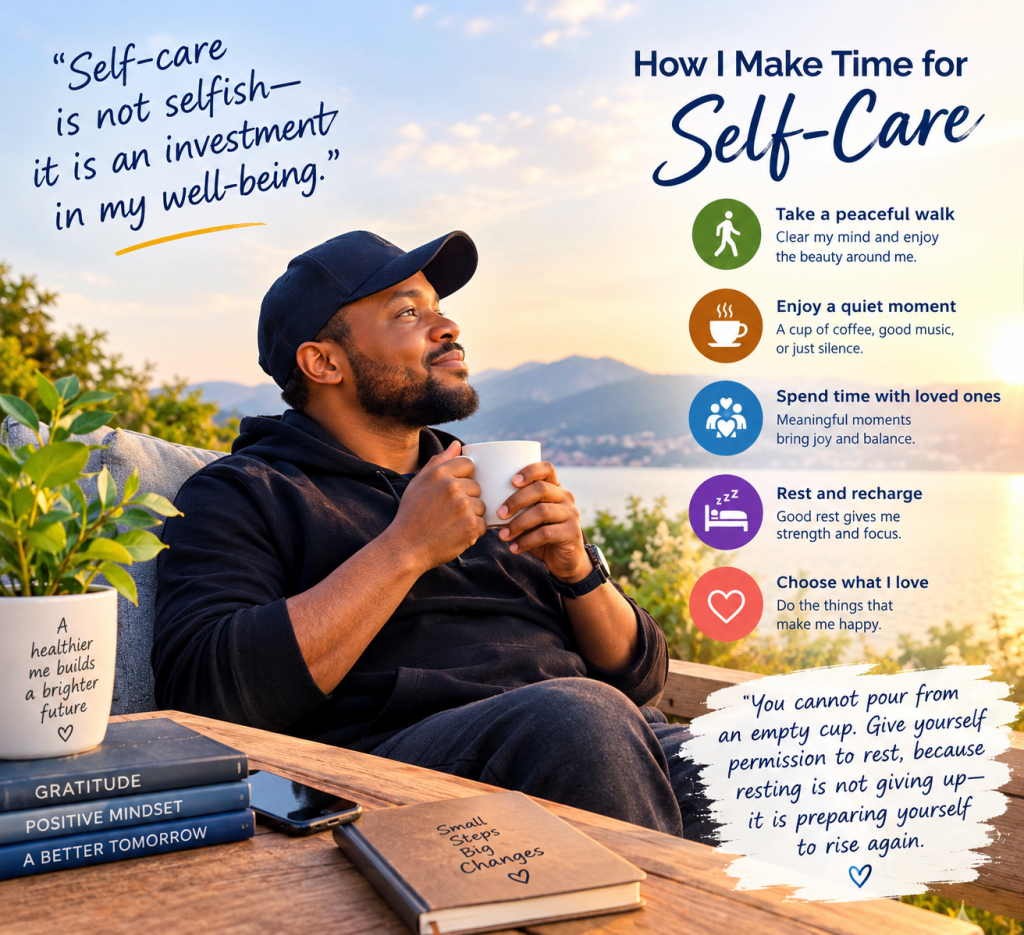 How do you make time for&nbsp;self-care?