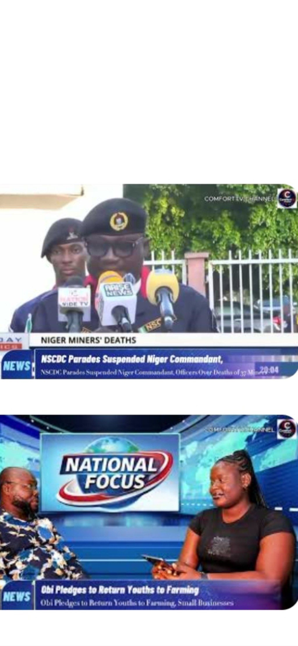 NSCDC Parades Suspended Niger Commandant, Officers Over Deaths of 37 Miners +&nbsp;MORE
